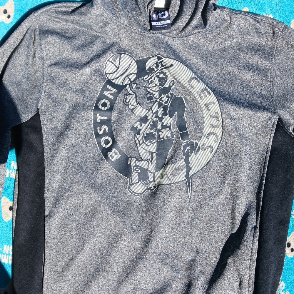 Boston Celtics Gray Hoodie